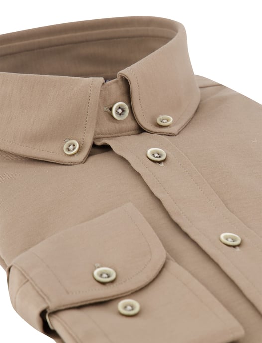 Camisa de jersey camel Giordano - Image 3