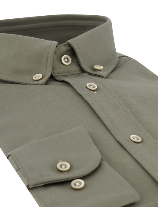 Giordano Camisa de jersey caqui - Image 3