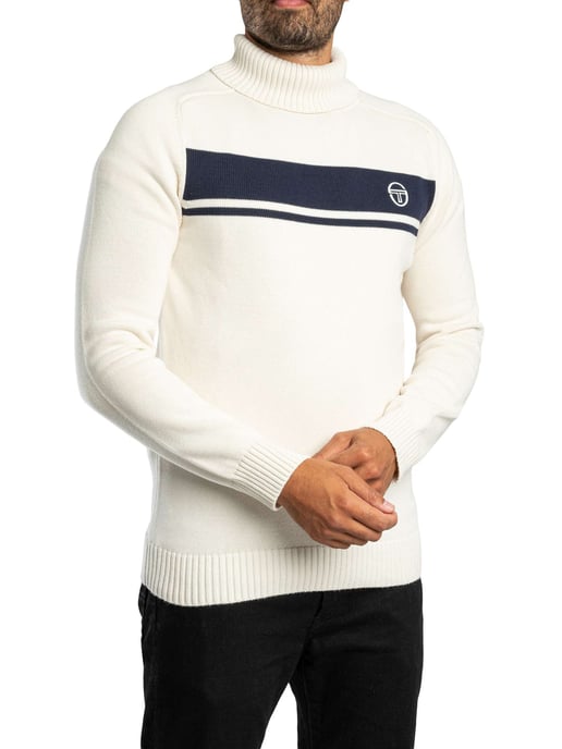 Sergio Tacchini Jersey De Cuello Alto De Damarindo, Blanco - Image 2