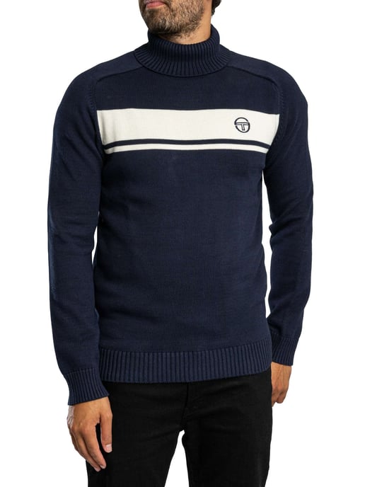Sergio Tacchini Jersey De Cuello Alto De Damarindo, Azul - Image 2