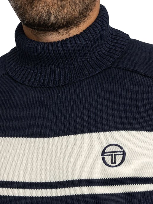 Sergio Tacchini Jersey De Cuello Alto De Damarindo, Azul - Image 4