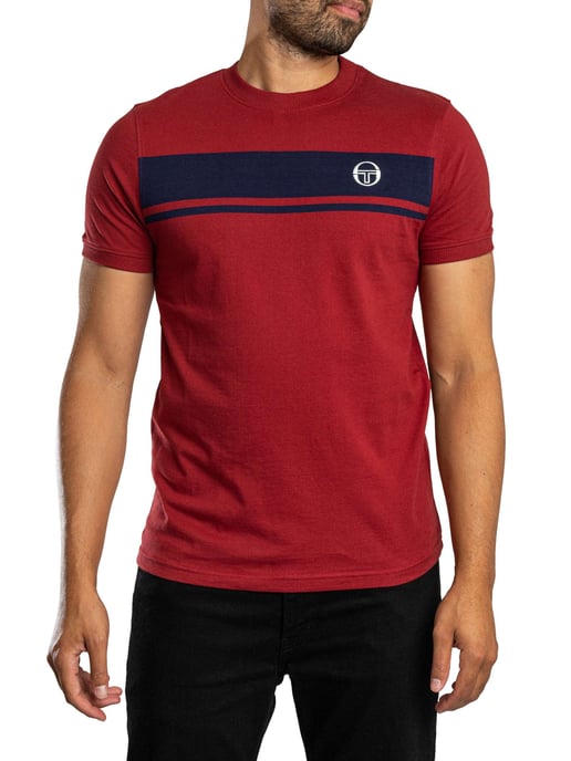 Sergio Tacchini Camiseta Master Crew, Rojo - Image 1