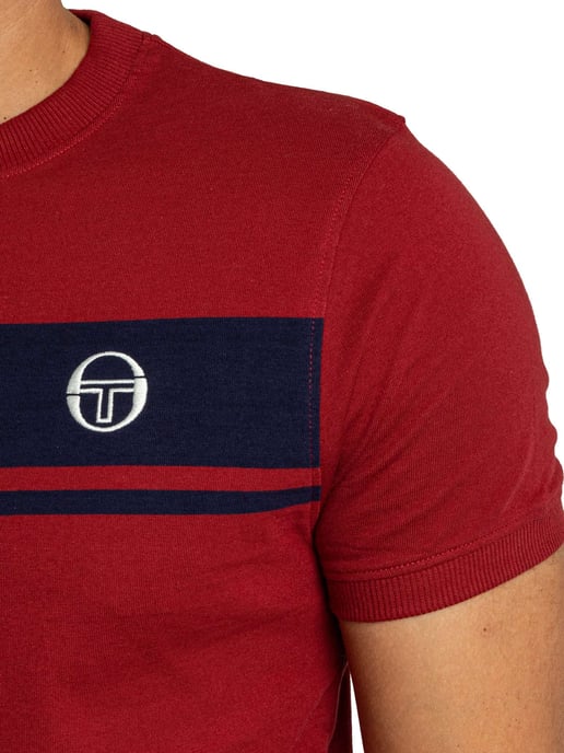 Sergio Tacchini Camiseta Master Crew, Rojo - Image 4