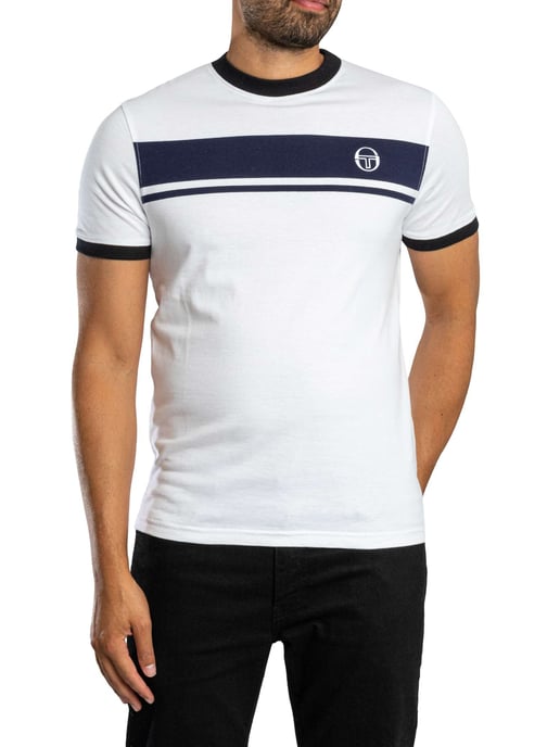 Sergio Tacchini Camiseta Master Crew, Blanco - Image 2