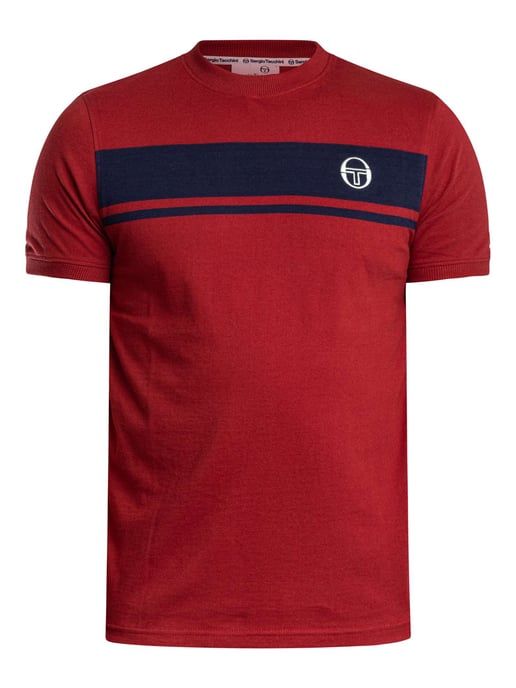 Sergio Tacchini Camiseta Master Crew, Rojo - Image 5