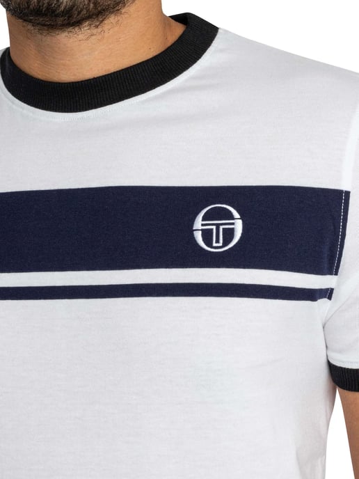 Sergio Tacchini Camiseta Master Crew, Blanco - Image 4