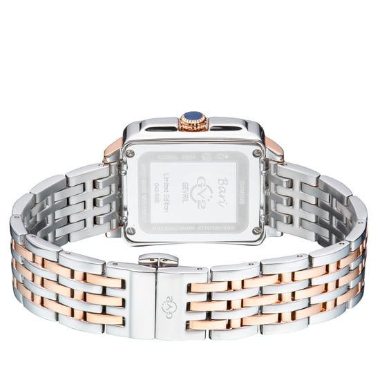 Reloj de mujer Gv2 Bari Swiss Quartz con esfera de nÃ¡car, diamantes, tono bicolor oro rosa y acero inoxidable. - Image 2