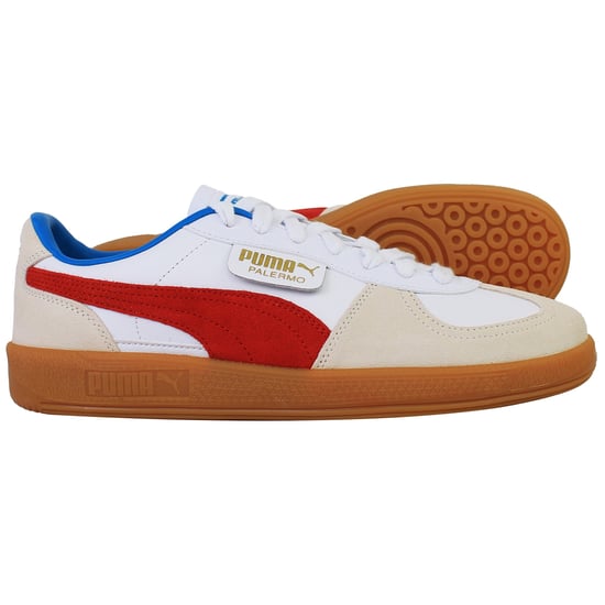 Puma Palermo Zapatillas de hombre Blancas/Rojas - Image 4