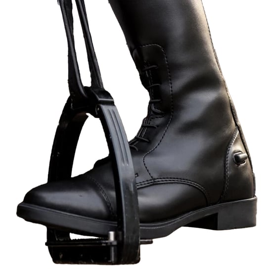 Brogini Botas de montar Albareto Piccino fáciles de cuidar para niños (negras) - Image 1