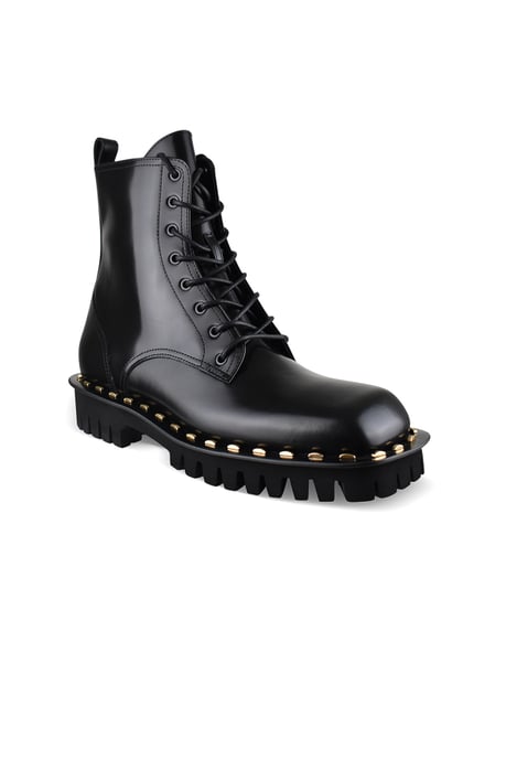 Balmain Botines de charol con tachuelas Negro - Image 2
