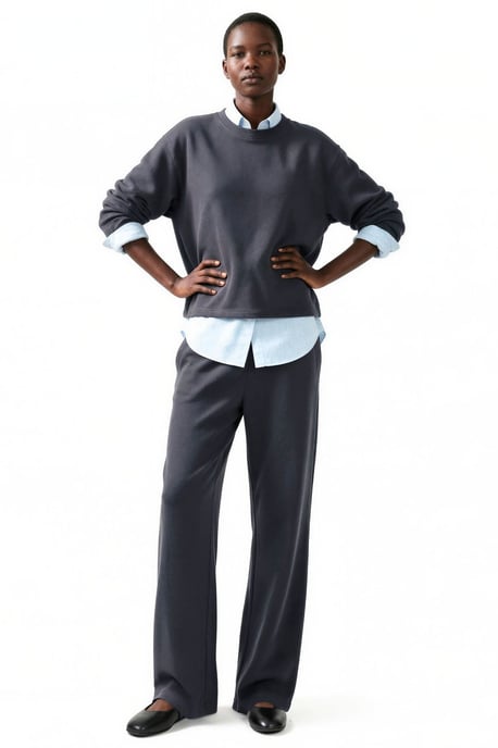 Conjunto de sudadera de algodón de 2 piezas - Image 1