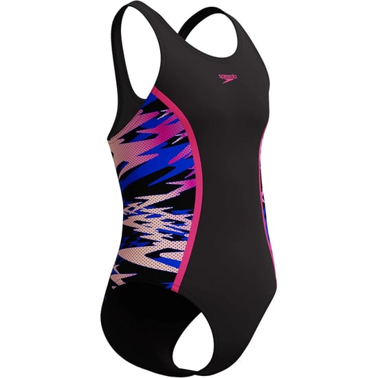 Speedo Bañador de una pieza Teen Hyperboom Splice (Negro/Rosa) - Image 3