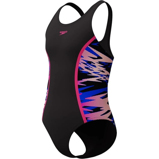 Speedo Bañador de una pieza Teen Hyperboom Splice (Negro/Rosa) - Image 5