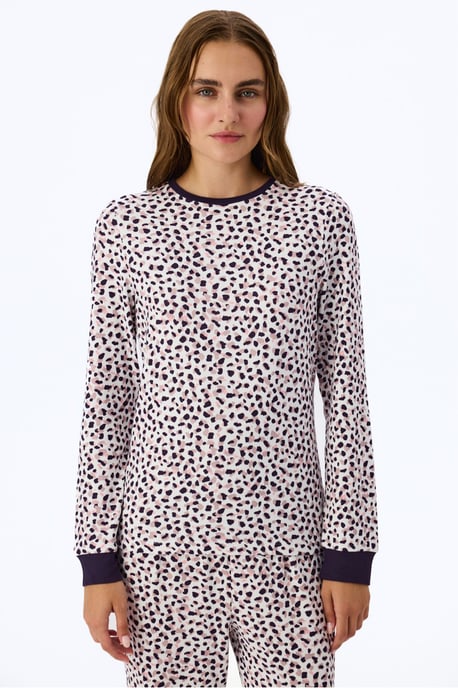Midnight Mood Top de pijama estampado de manga larga - Image 1