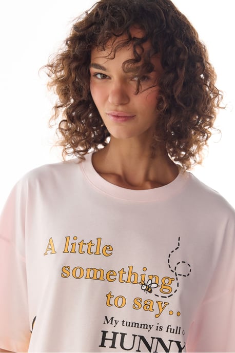 Camisón de manga corta con estampado de Winnie The Pooh - Image 4