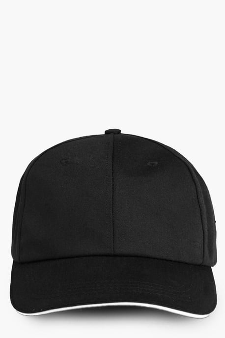 Gorra de béisbol lisa negra - Image 2