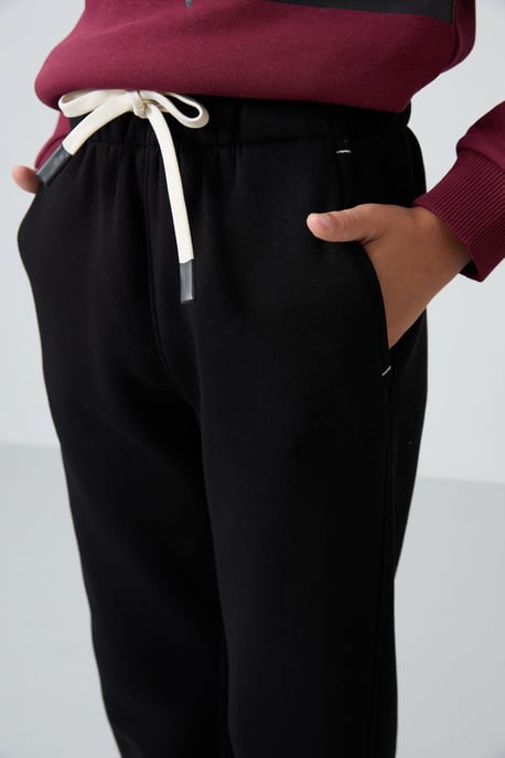 Pantalón de chándal de felpa para jóvenes - Image 3