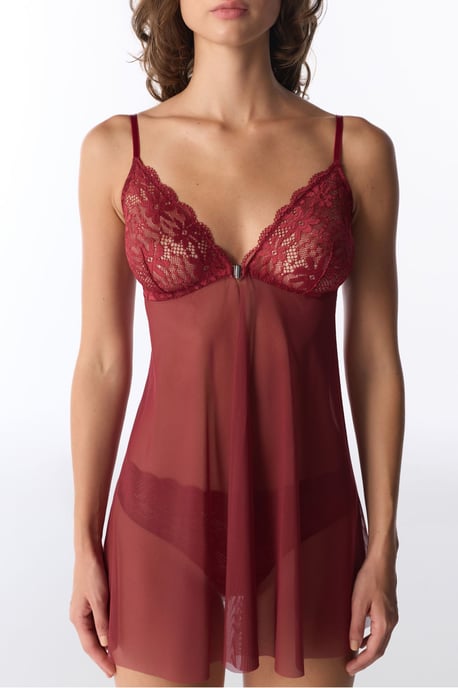 Penti Babydoll de encaje para mujer - Image 3