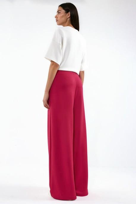 Pantalón Modal Touch plisado de pierna ancha - Image 3