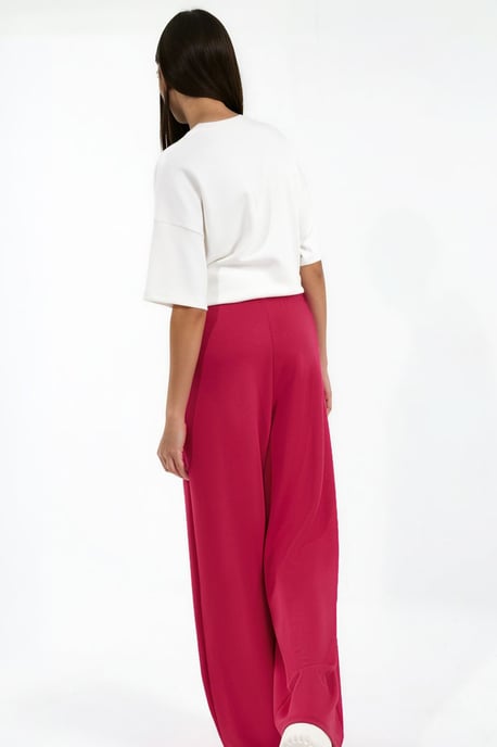 Pantalón Modal Touch plisado de pierna ancha - Image 5