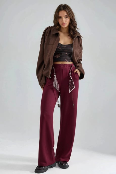 Pantalón de chándal de mujer de pierna recta - Image 1