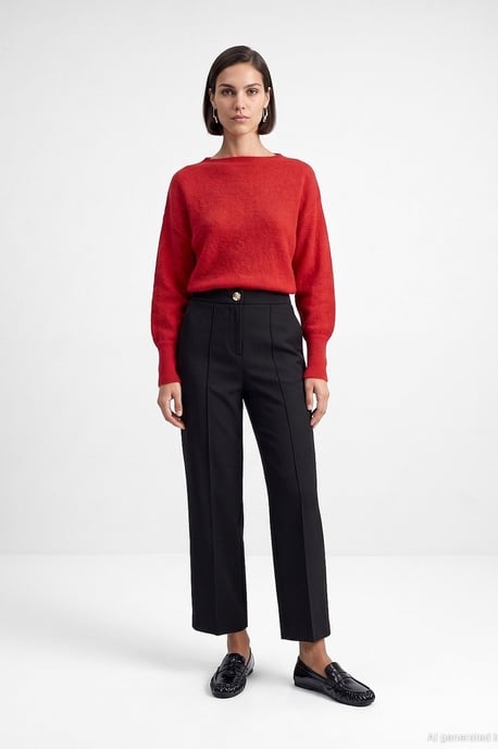 Pantalón de pierna recta para mujer - Image 2