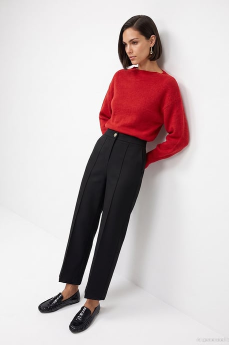 Pantalón de pierna recta para mujer - Image 3