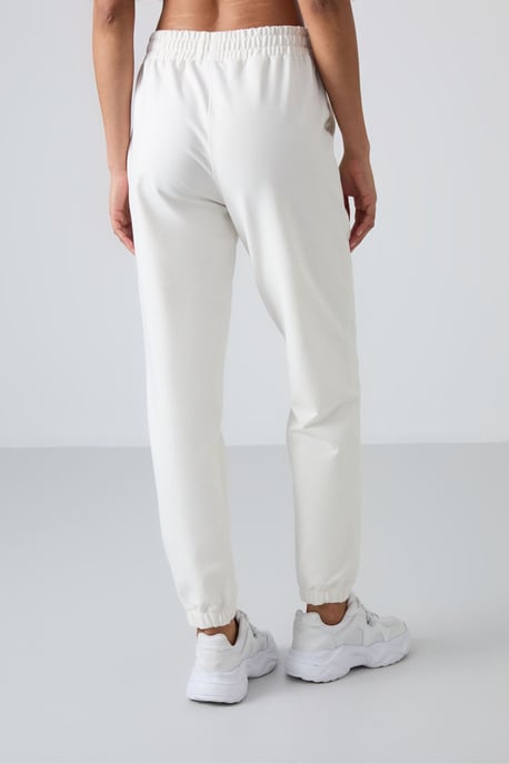 Tommy Life Pantalón jogger de felpa para mujer de cintura alta y corte relajado - Image 6