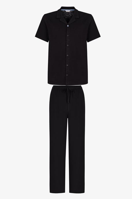 Penti Conjunto de pijama City para hombre con camisa de manga corta y pantalón - Image 1