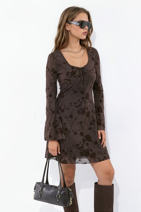 Hiccup Vestido mini skater floral - Image 2