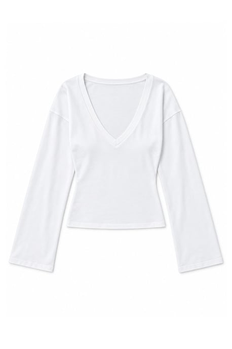 Camiseta de mujer de algodón y elastano Busem - Image 4