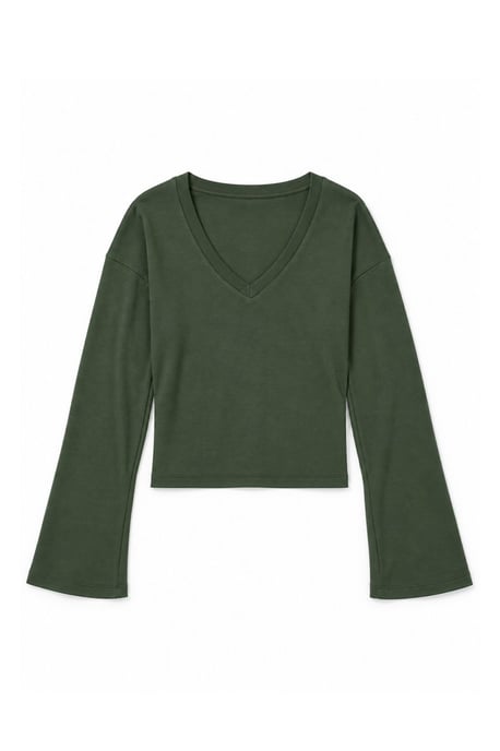 Busem Camiseta de algodón y elastano para mujer - Image 3