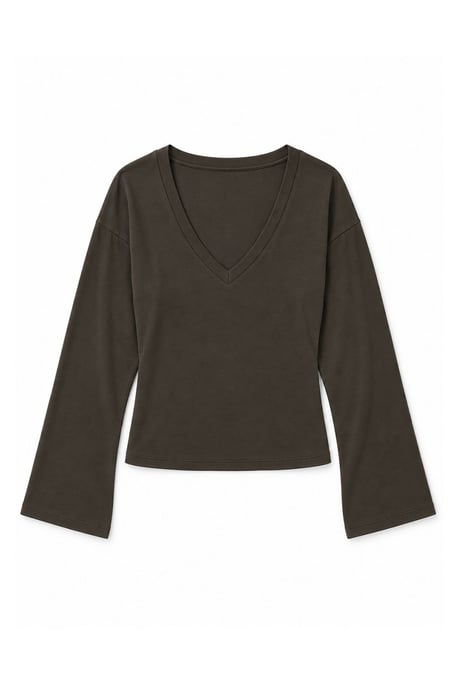 Busem Camiseta de algodón y elastano para mujer - Image 3