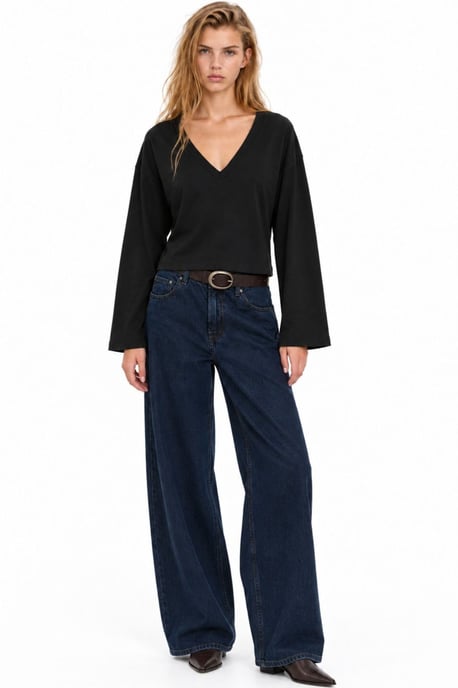 Busem Camiseta de algodón y elastano para mujer - Image 3