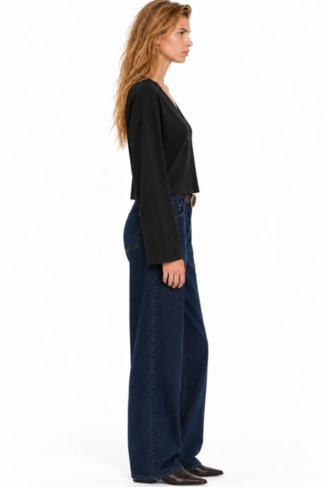 Busem Camiseta de algodón y elastano para mujer - Image 4