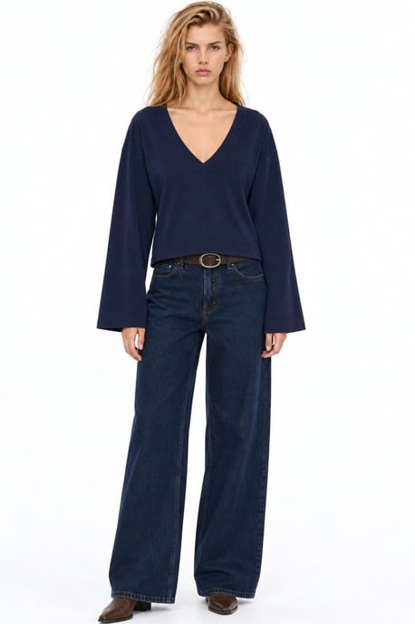 Busem Camiseta de algodón y elastano para mujer - Image 3