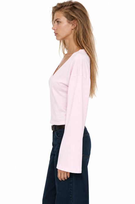 Busem Camiseta de mujer de algodón y elastano - Image 2