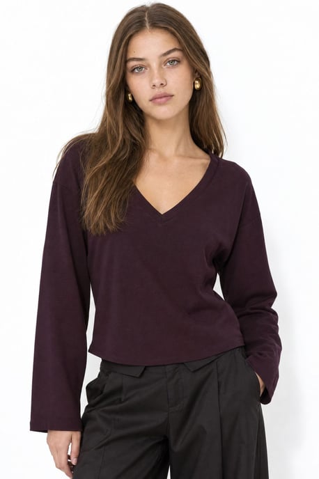 Camiseta de mujer de algodón y elastano - Image 1