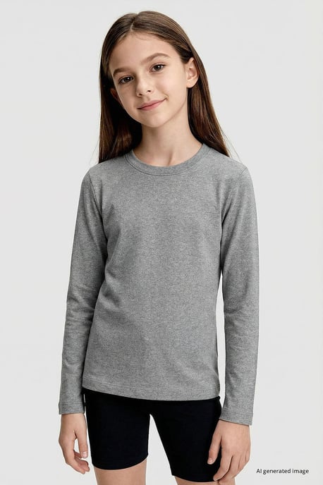 Tommy Life Camiseta infantil de manga larga y cuello redondo - Image 5
