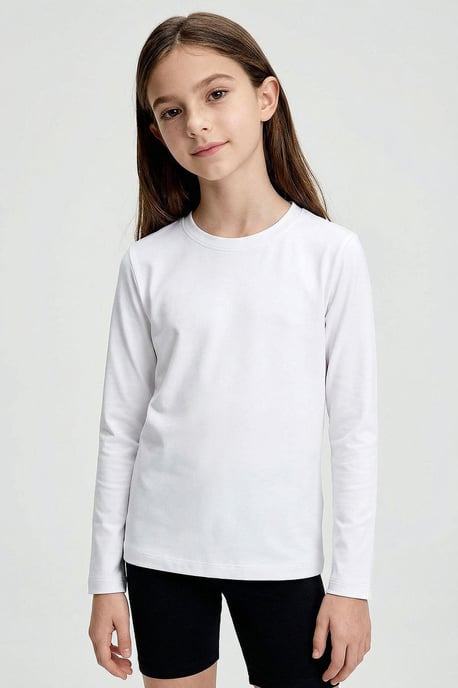 Camiseta infantil de manga larga y cuello redondo - Image 3