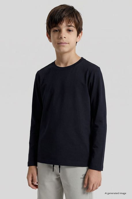 Camiseta infantil de manga larga y cuello redondo - Image 2