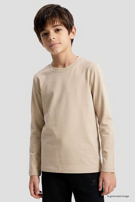 Camiseta infantil de manga larga con cuello redondo - Image 6