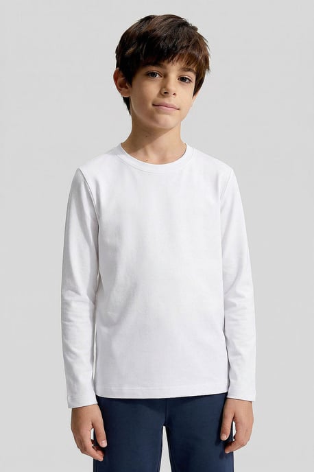 Camiseta infantil de manga larga y cuello redondo - Image 2