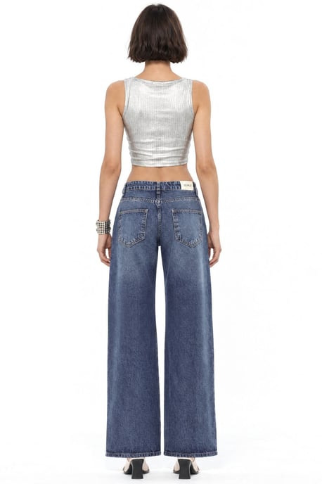 Squalo Pantalón de algodón para mujer - Image 3