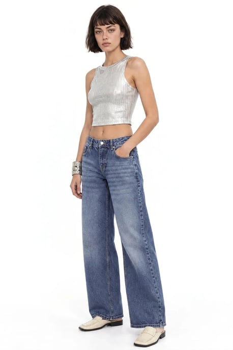 Squalo Pantalón de algodón para mujer - Image 5