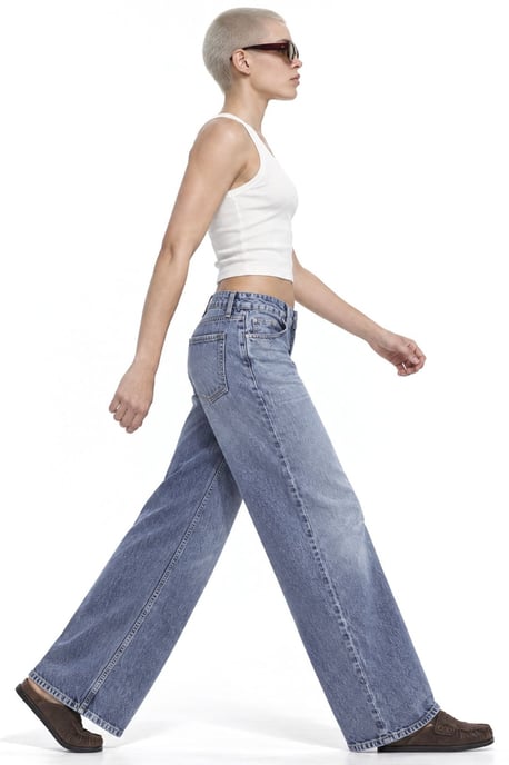 Squalo Pantalón de algodón para mujer - Image 2