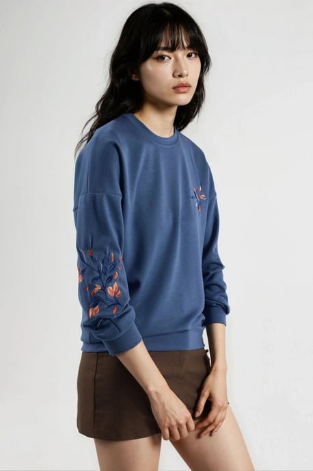 Lady Berşan Sudadera de mujer con cuello redondo - Image 2