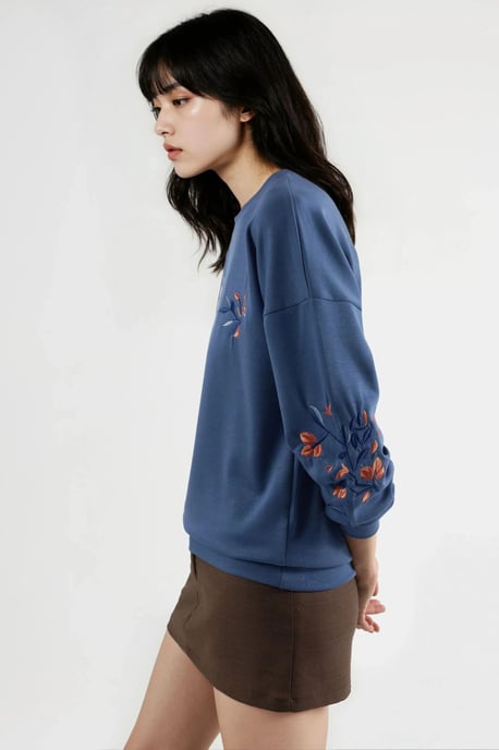 Lady Berşan Sudadera de mujer con cuello redondo - Image 4