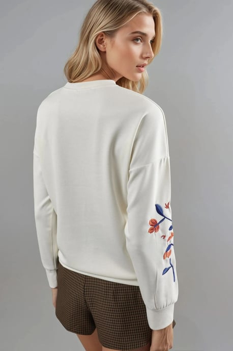 Lady Berşan Sudadera de mujer con cuello redondo - Image 3