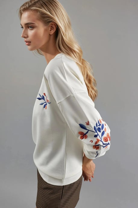 Lady Berşan Sudadera de mujer con cuello redondo - Image 4